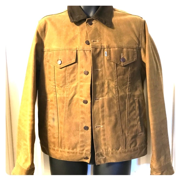 filson x levi's trucker